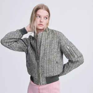 Rag & Bone MANSTON HERRINGBONE BOMBER